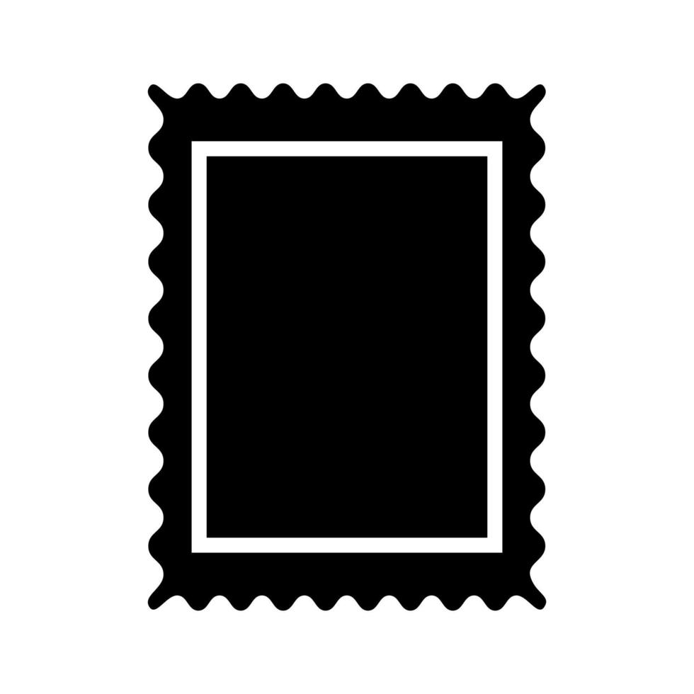 stempel zwarte kleur pictogram. vector