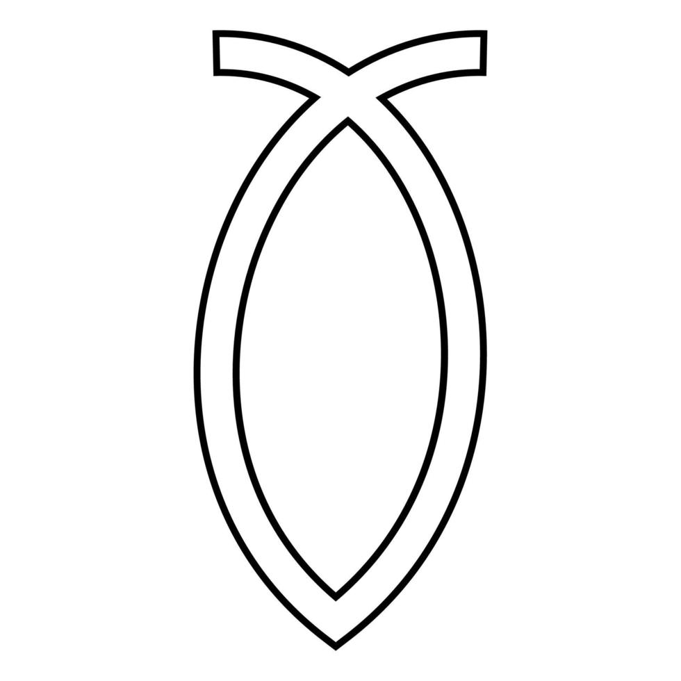 stier symbool pictogram zwarte kleur illustratie vlakke stijl eenvoudige afbeelding vector