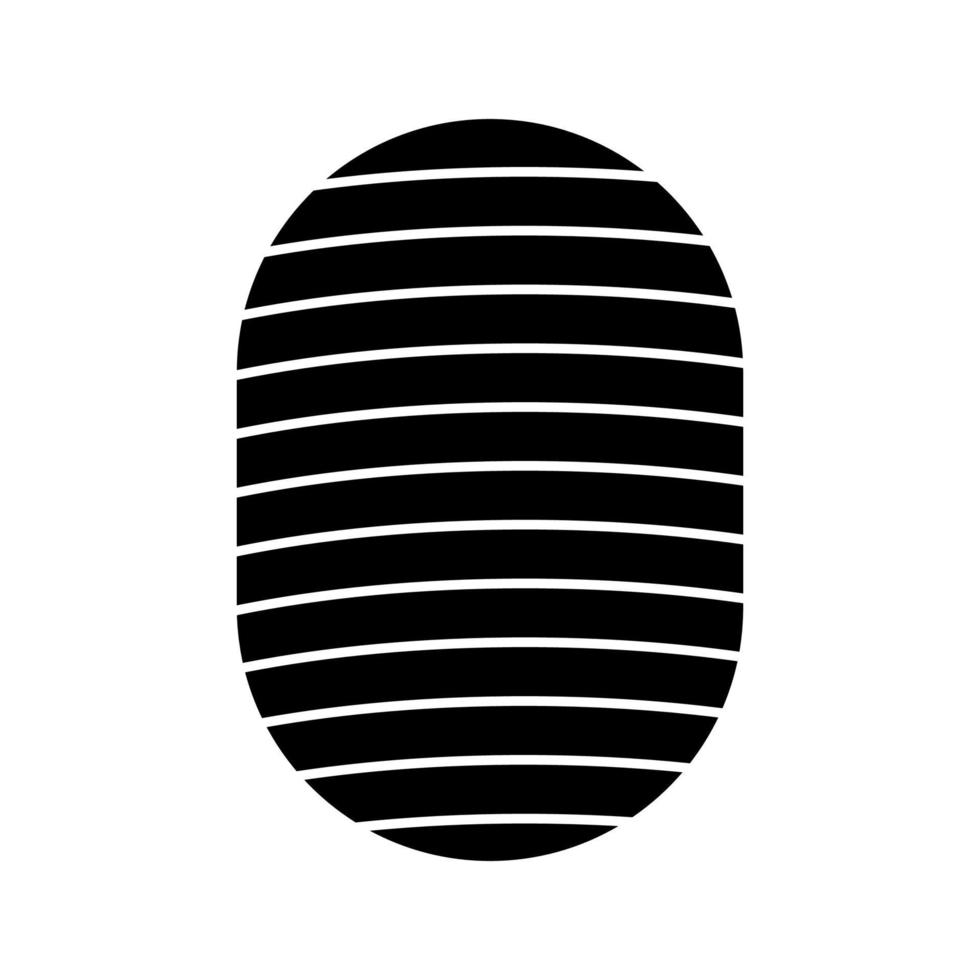 vingerafdruk zwarte kleur pictogram. vector