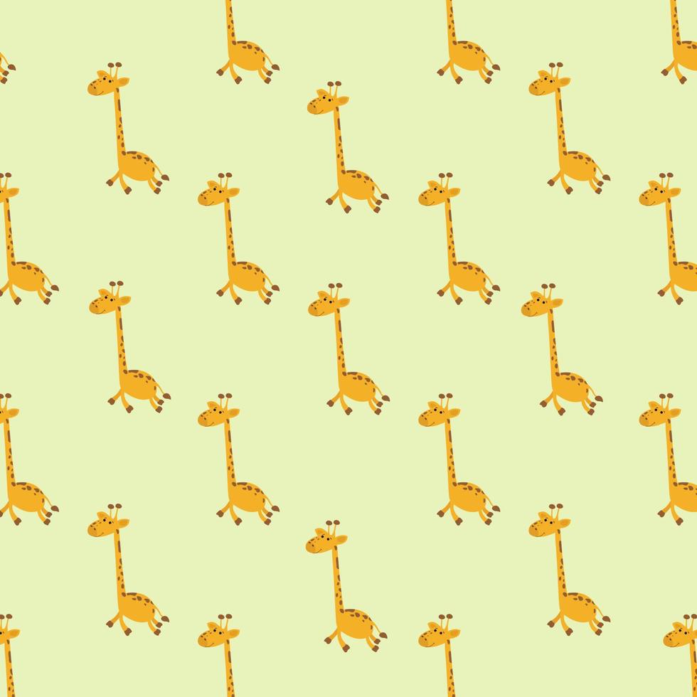 patroon met giraffen. illustratie voor ontwerp, afdrukken op objecten. vector