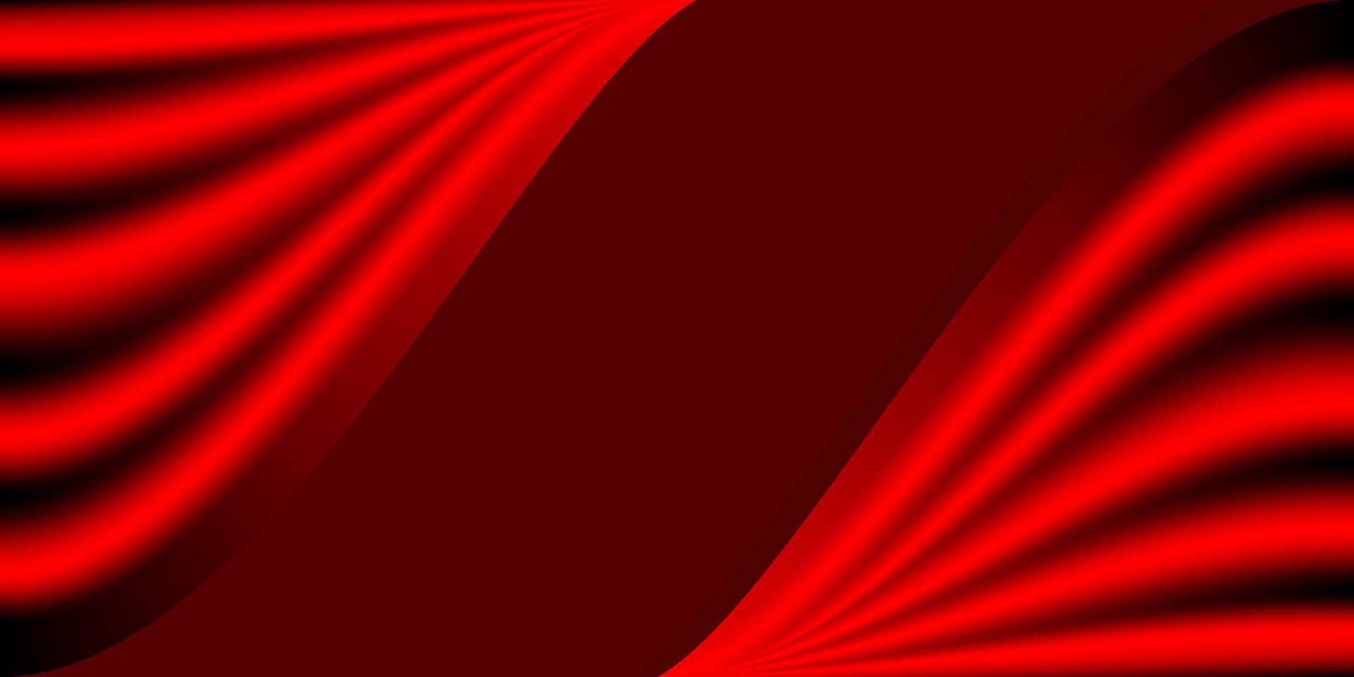 unieke abstracte rode doekachtergrond vector