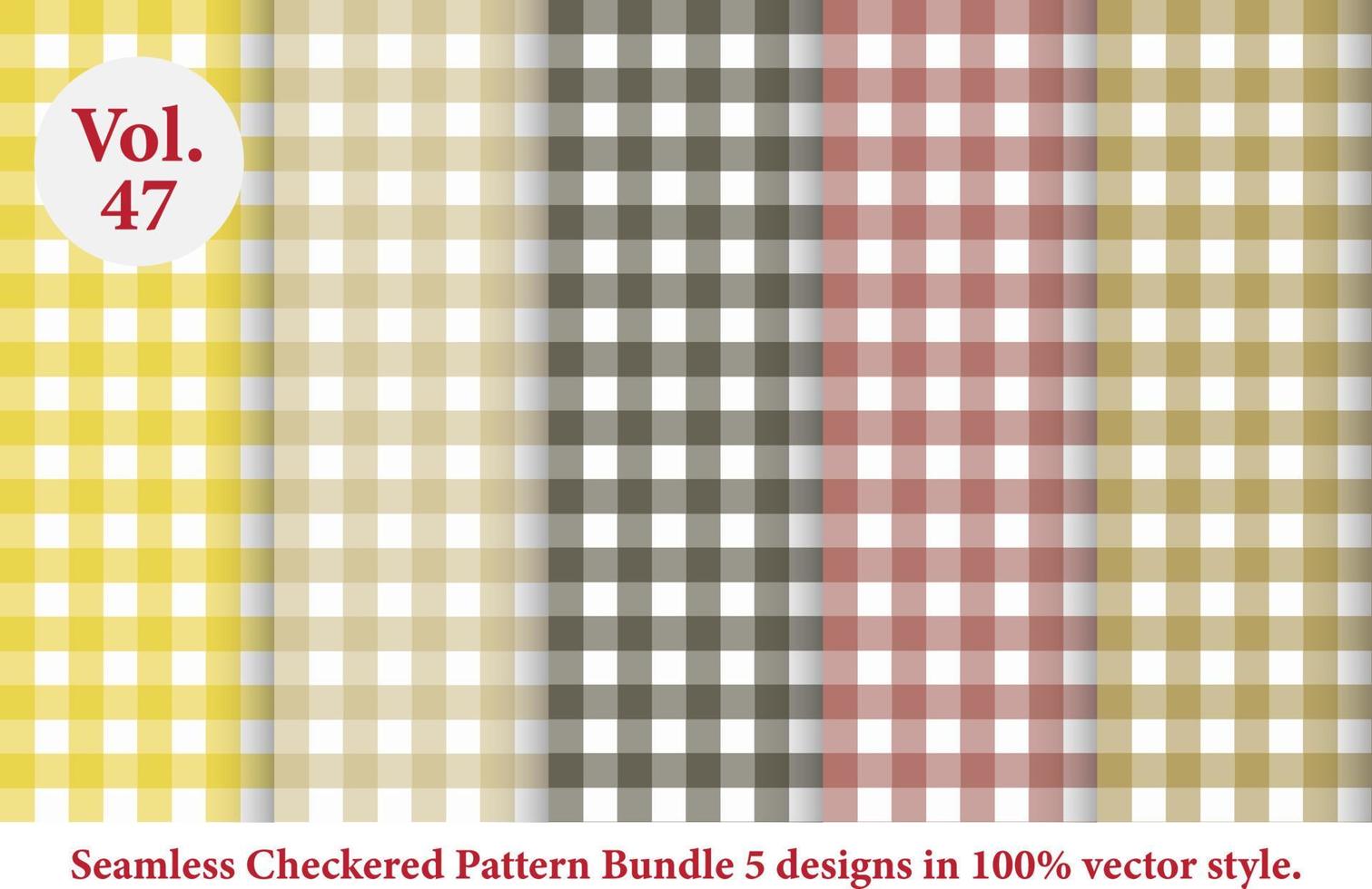 geruit patroon vector, patroon, tartan stof textuur in retro stijl gekleurd vector