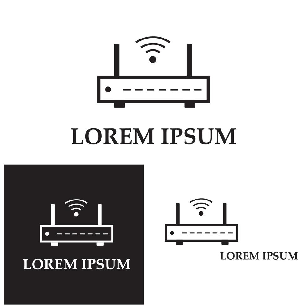 router pictogram vector illustratie ontwerp