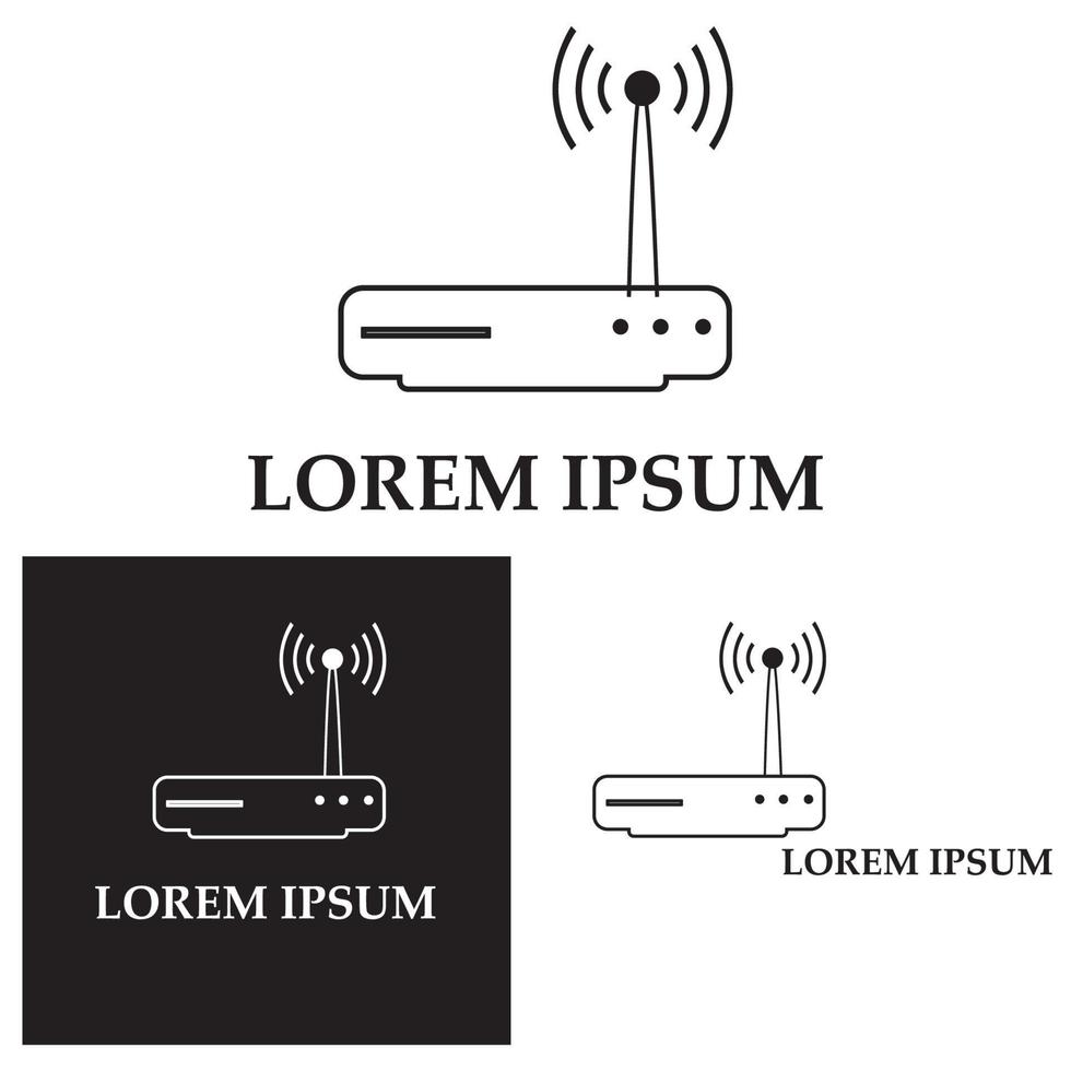 router pictogram vector illustratie ontwerp