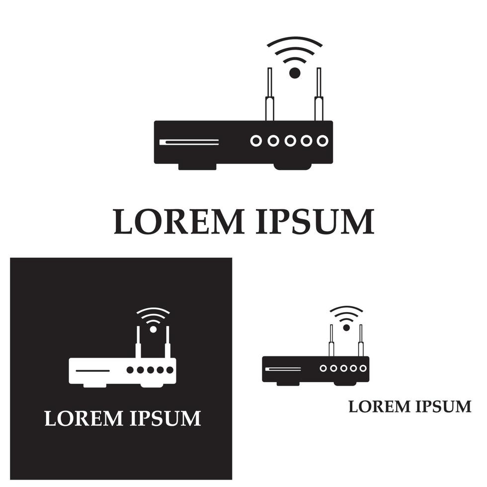 router pictogram vector illustratie ontwerp