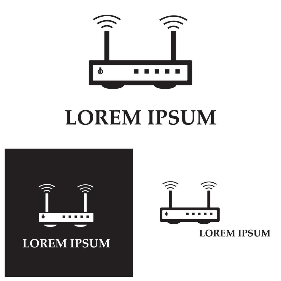 router pictogram vector illustratie ontwerp