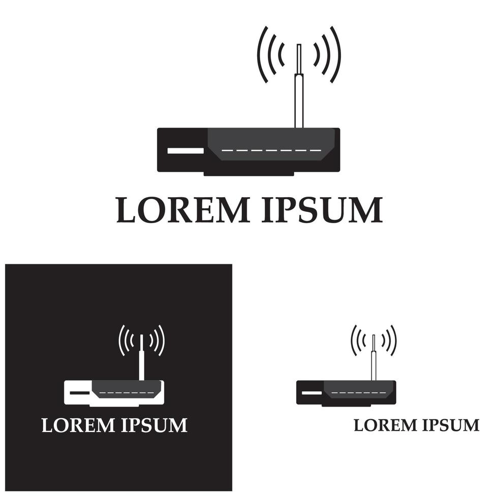 router pictogram vector illustratie ontwerp