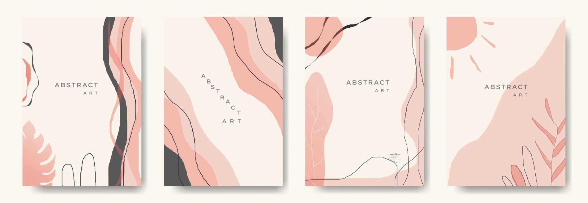 moderne abstracte vector backgrounds.minimal trendy stijl. verschillende vormen opzetten ontwerpsjablonen goed voor achtergrondkaart groet behang brochure flyer uitnodiging en andere. vector illustratie