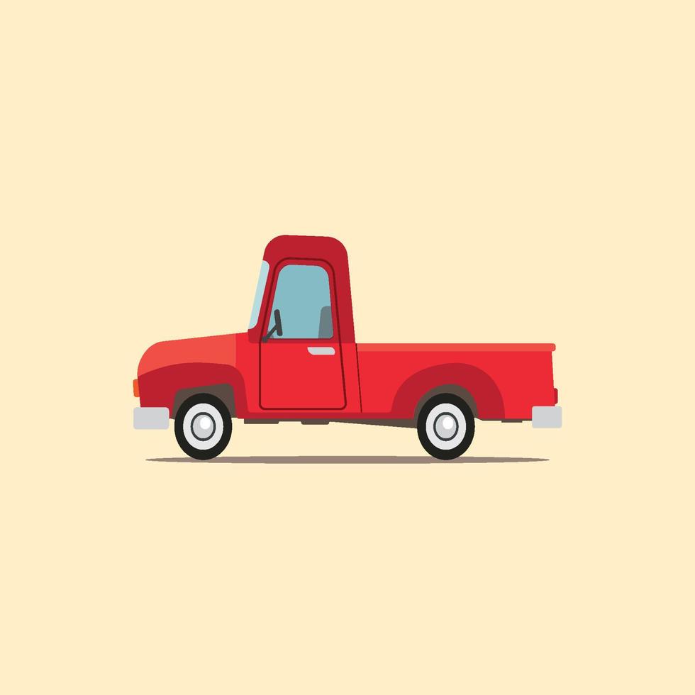 pick-up vector voertuig illustratie