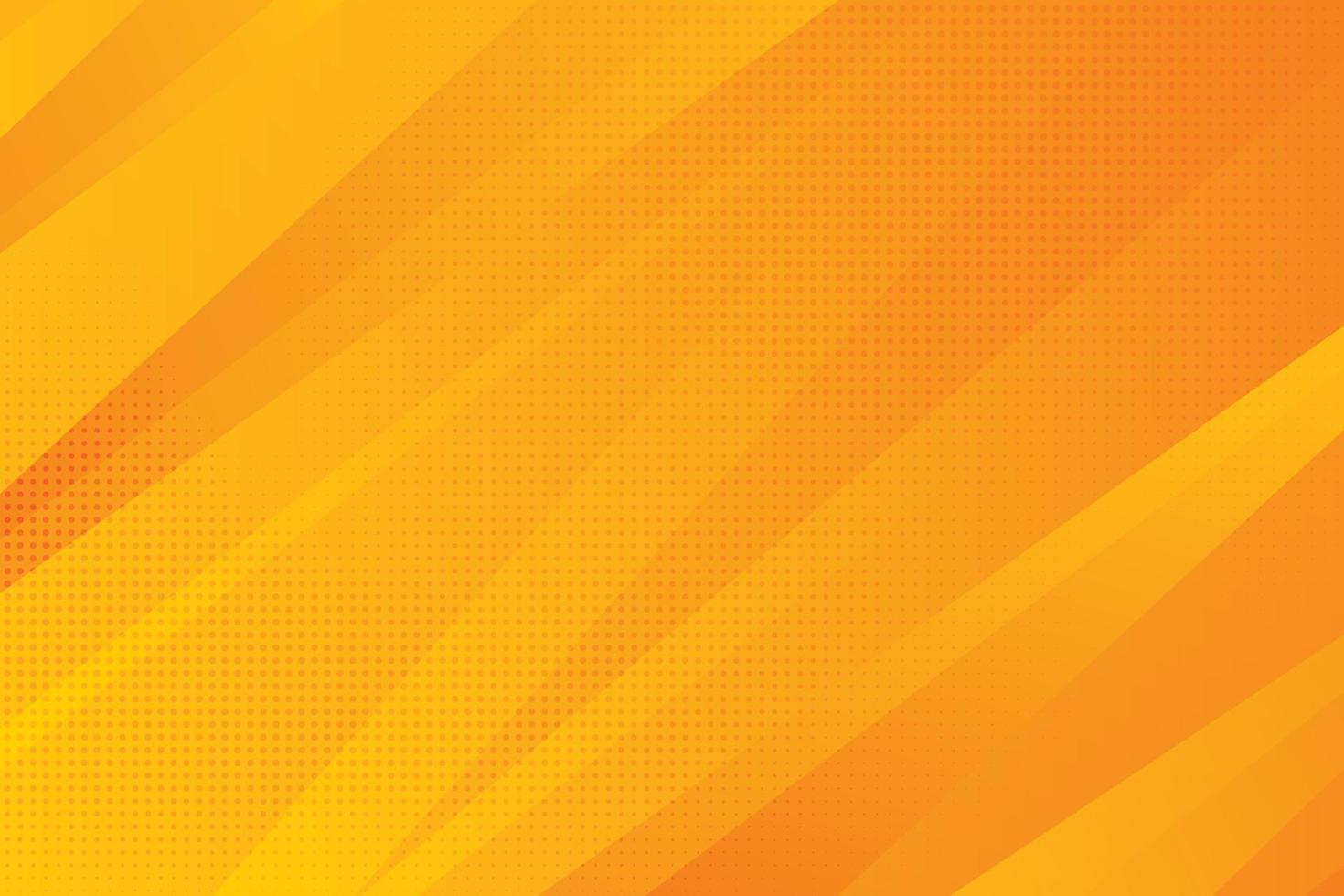 abstracte kleurovergang oranje en geel tech ontwerppatroon met halftone illustraties achtergrond. illustratie vector eps10