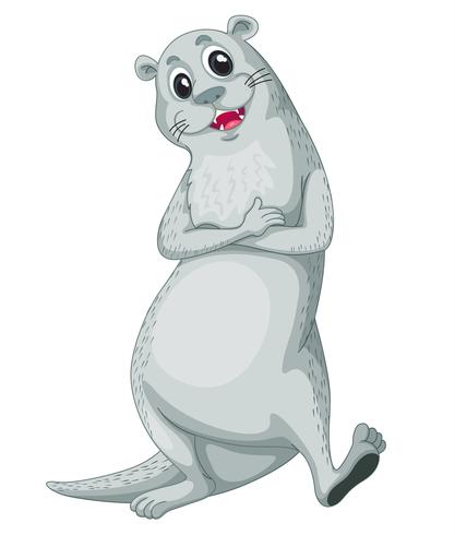 mijnheer otter vector