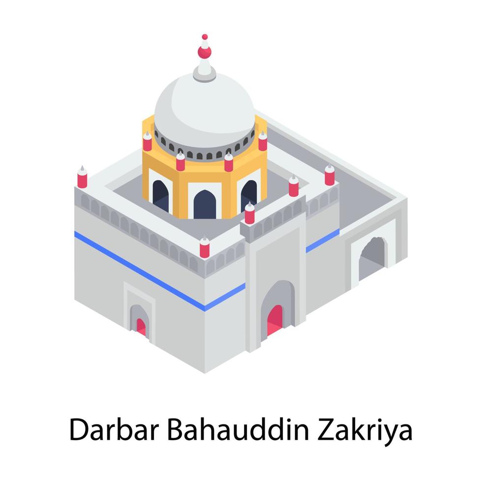 darbar bahauddin zakariya vector