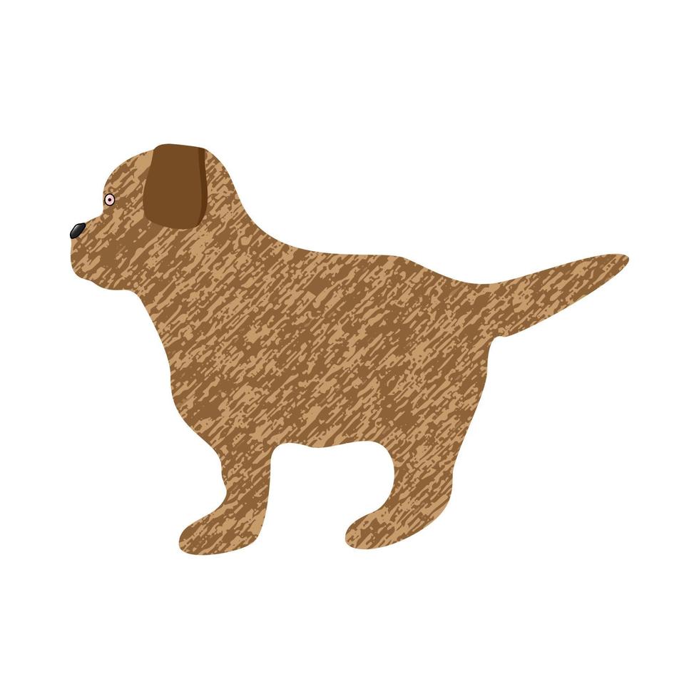 puppy icoon. andere kleur . vector