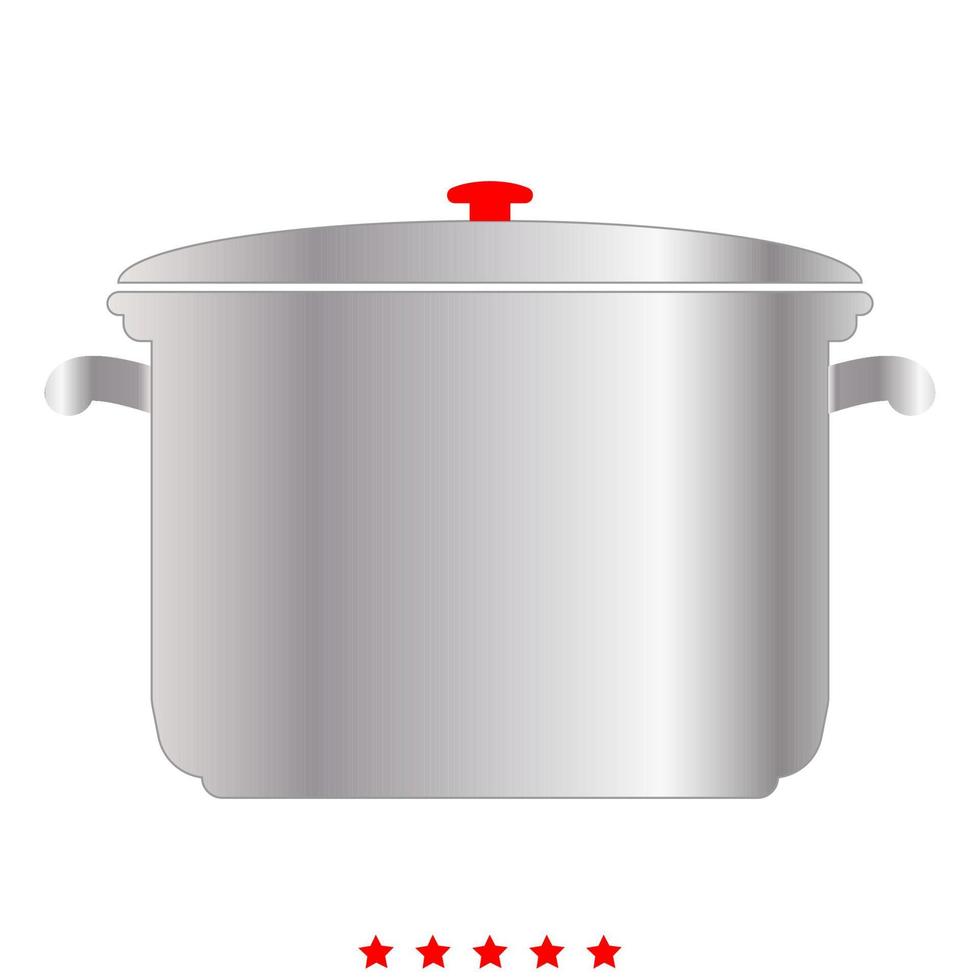 pan pictogram. vlakke stijl vector