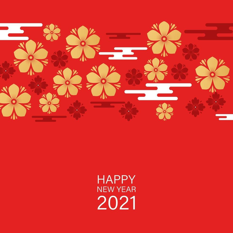chinees nieuwjaar achtergrond met lente couplet elementen vector