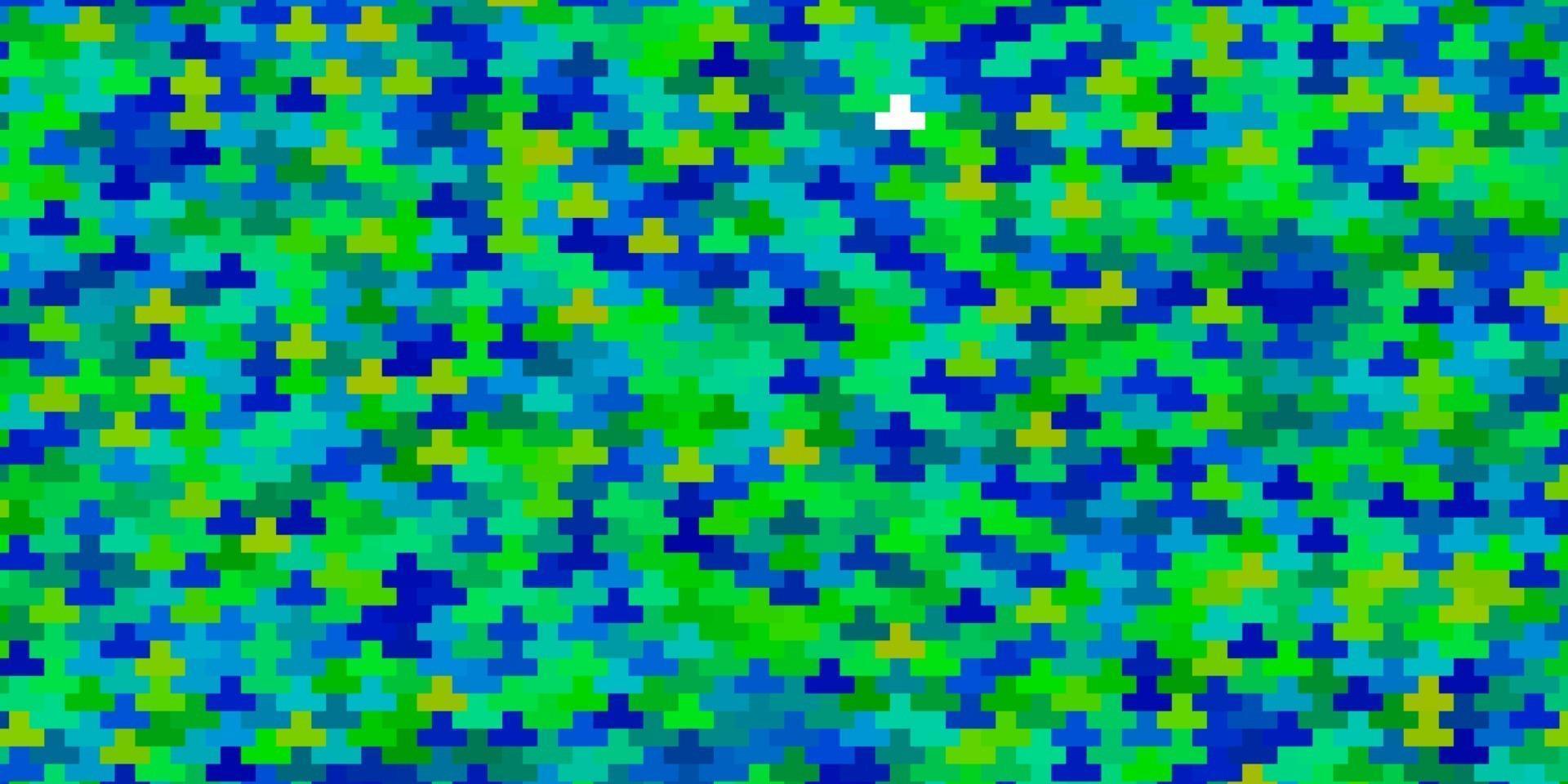 lichtblauwe, groene vectorachtergrond in veelhoekige stijl. vector