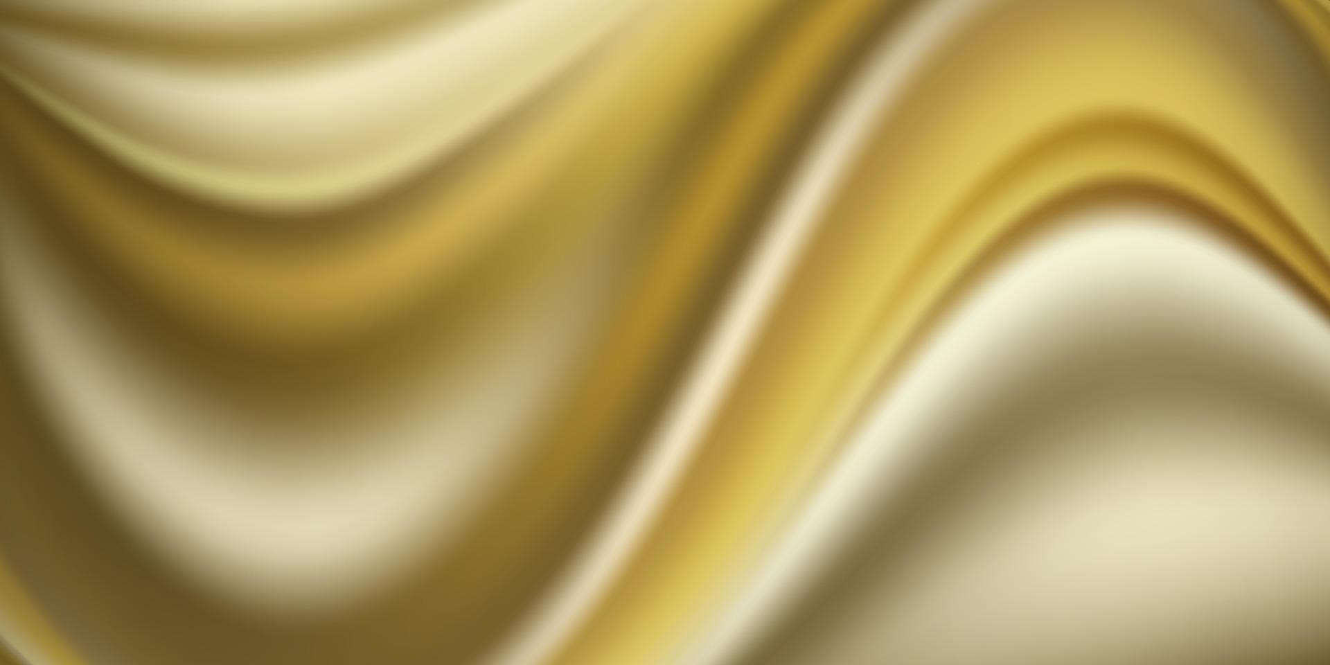 gouden golvende textiel abstracte luxe vector