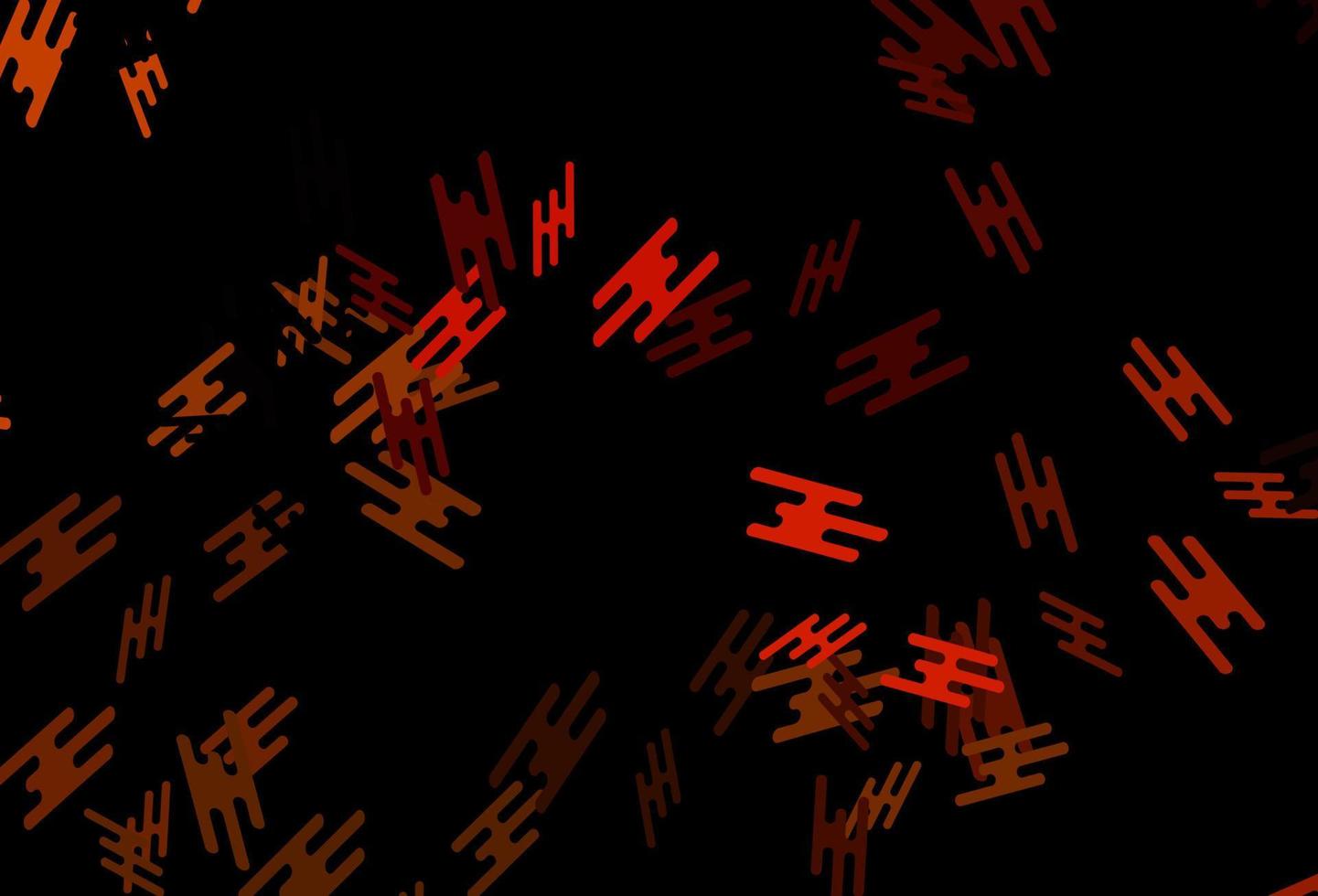 donkergele, oranje vectorachtergrond met rechte lijnen. vector