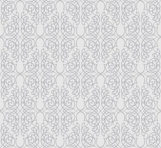 Oosterse lijnpatroon Abstract floral ornament Swirl weefsel achtergrond vector