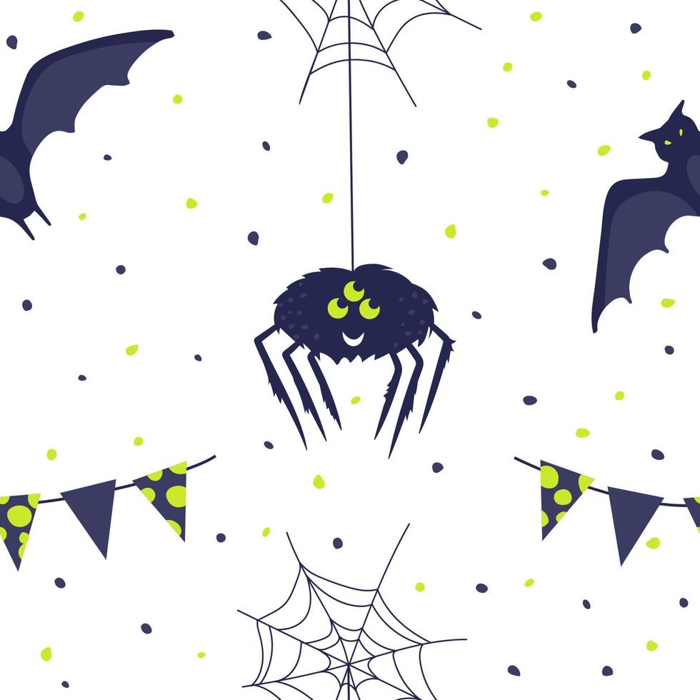 Halloween naadloos patroon. vector illustratie