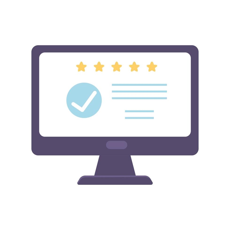 beoordeling score website vector