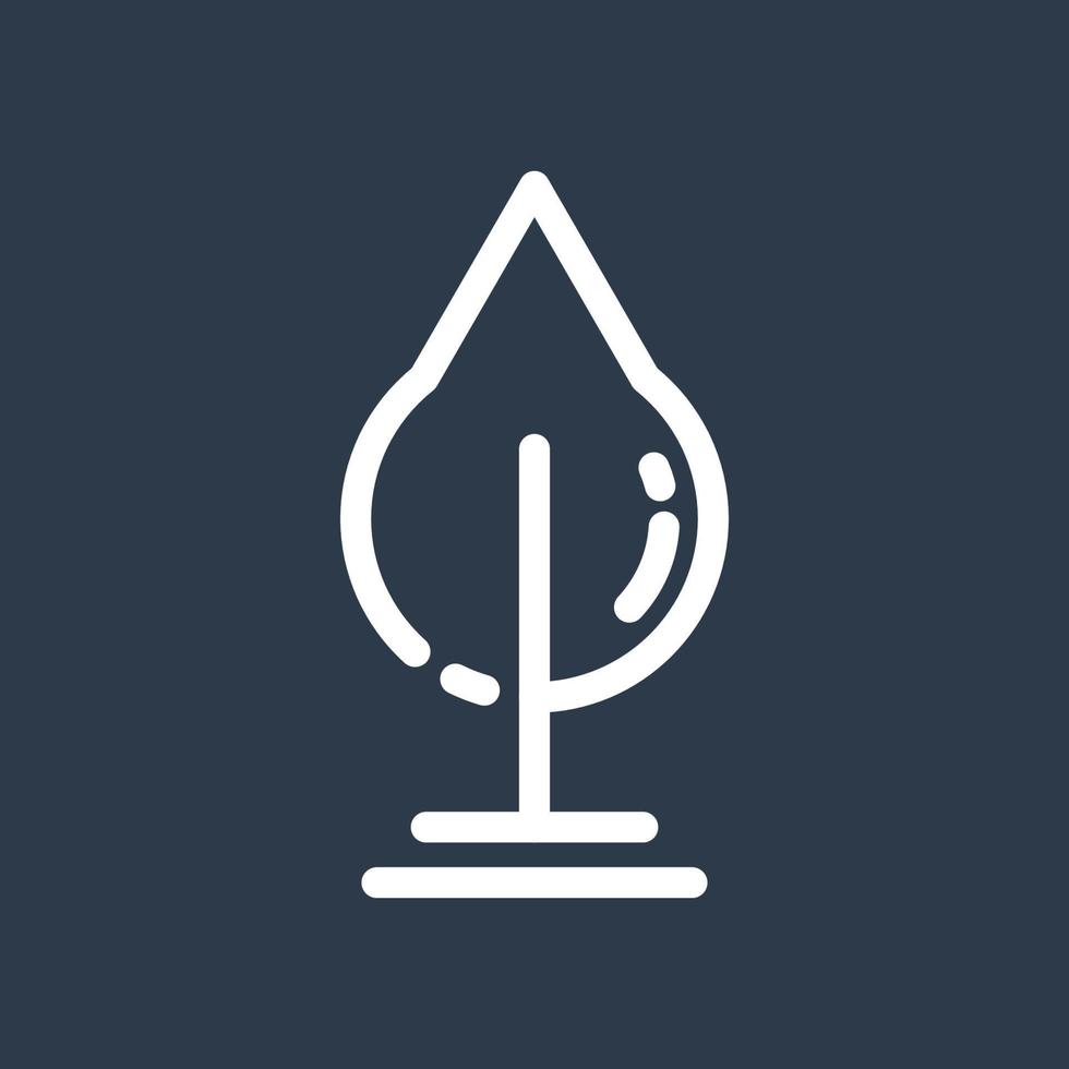 blad pictogram logo sjabloon, gebruikt voor milieu en planten. vector