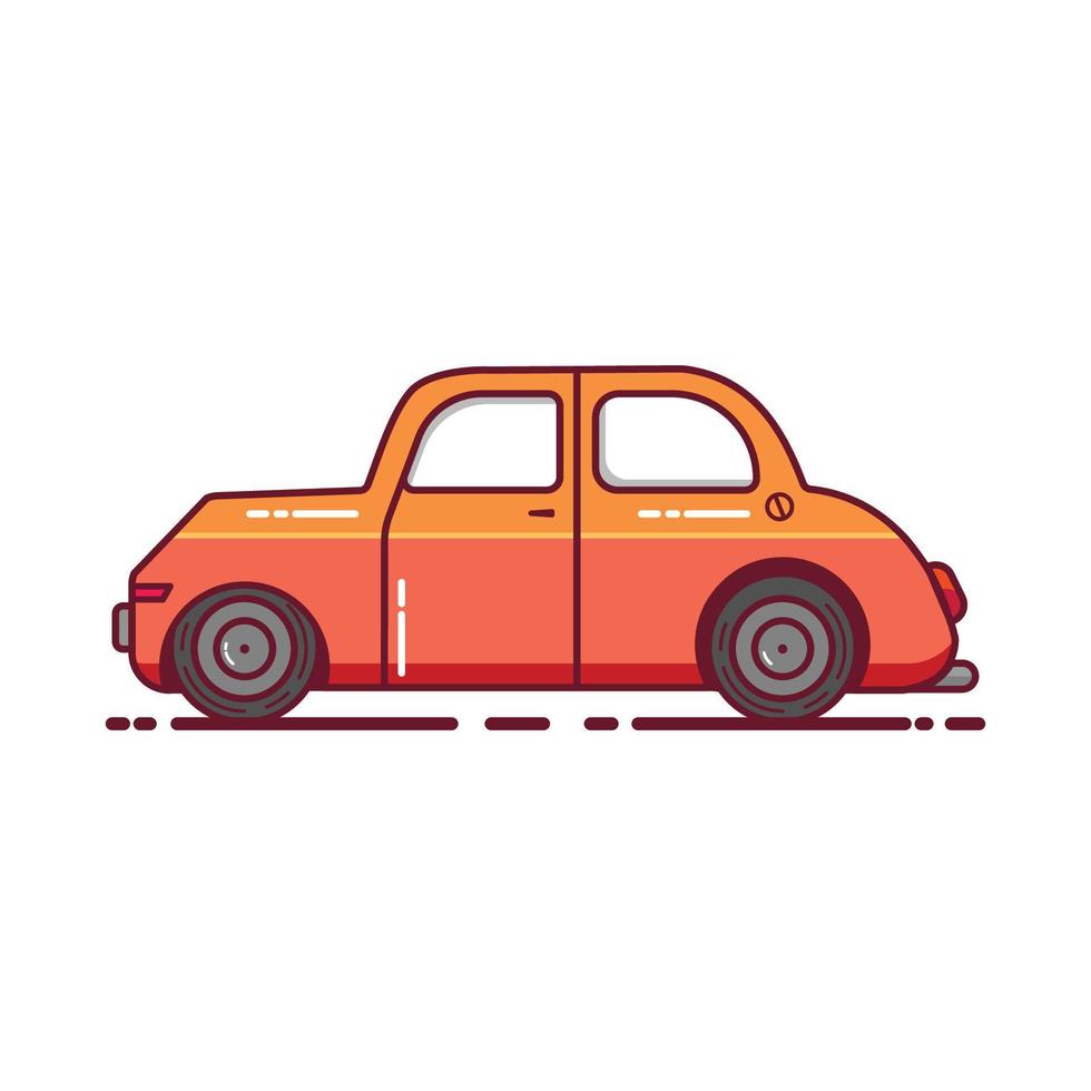 auto cartoon vector pictogram illustratie