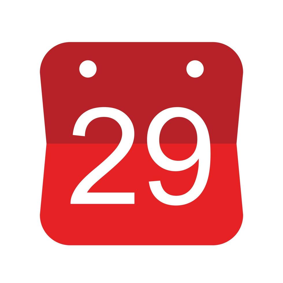 29 gebeurtenisdatumpictogram, kalenderdatumpictogram vector