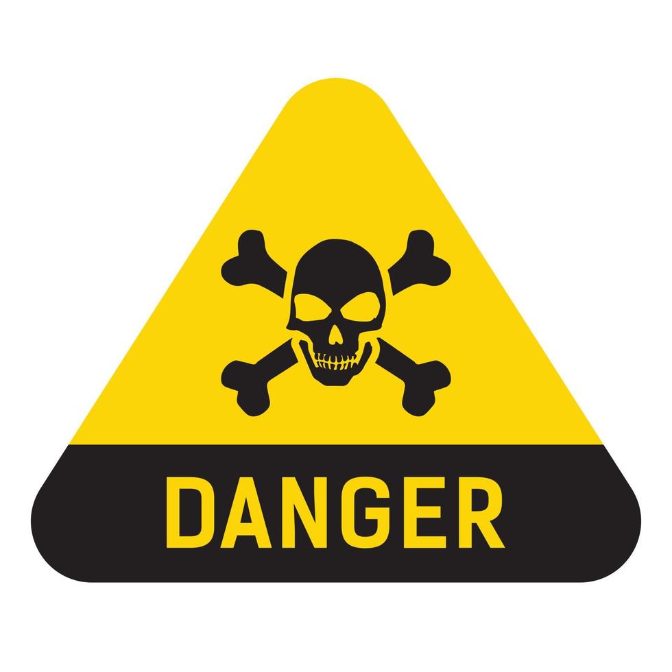 gevaar waarschuwing aandacht teken pictogram vector