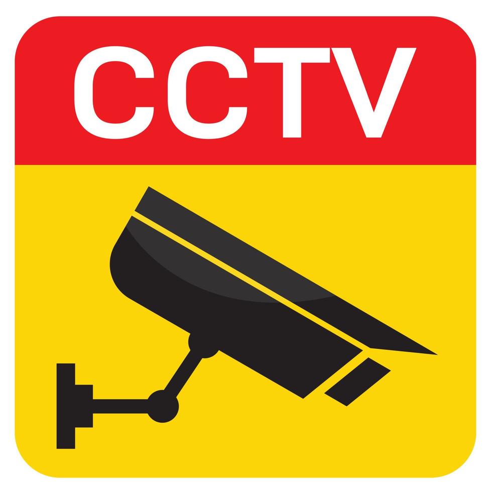 cctv camera icoon, beveiligingscamera icoon vector