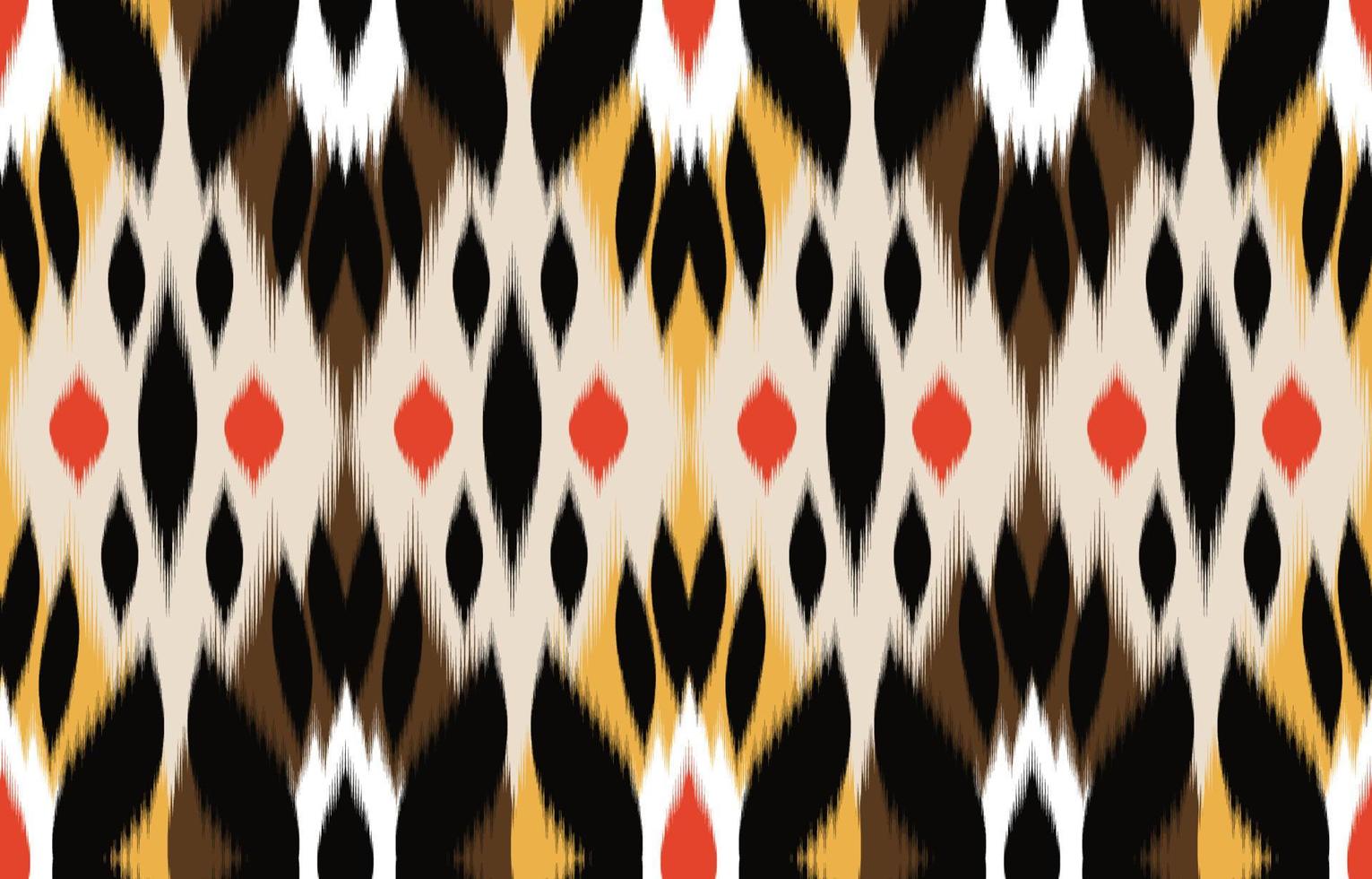 etnische ikat Afrikaanse kunst. naadloos patroon in tribal, volksborduurwerk en Mexicaanse stijl. Azteekse geometrische kunst ornament print.design voor tapijt, behang, kleding, inwikkeling, stof, hoes, textiel vector