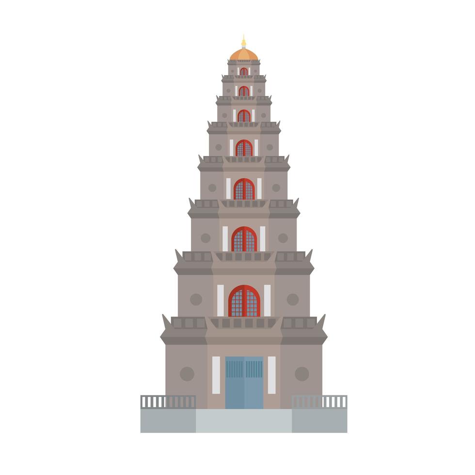 tempel van vietnam vector