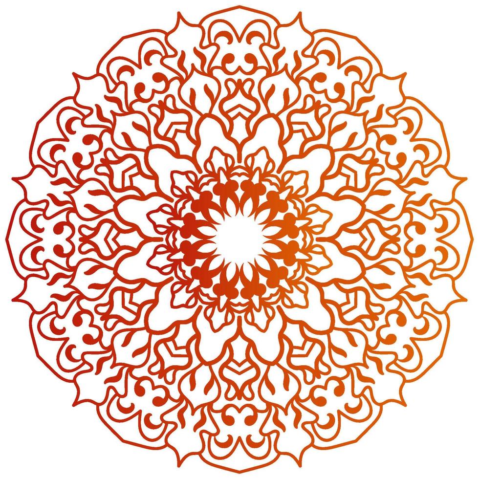 mandala sieraad of bloem achtergrondontwerp. vector