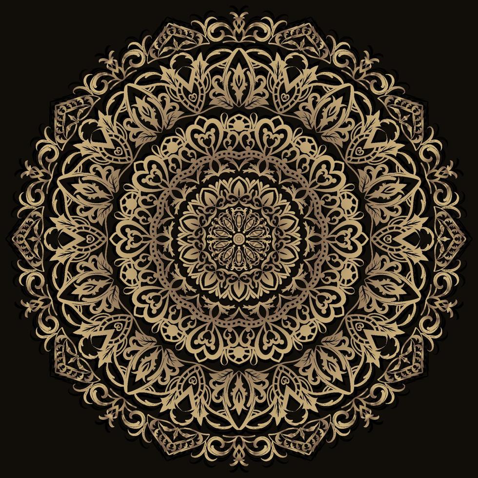 mandala sieraad of bloem achtergrondontwerp. vector