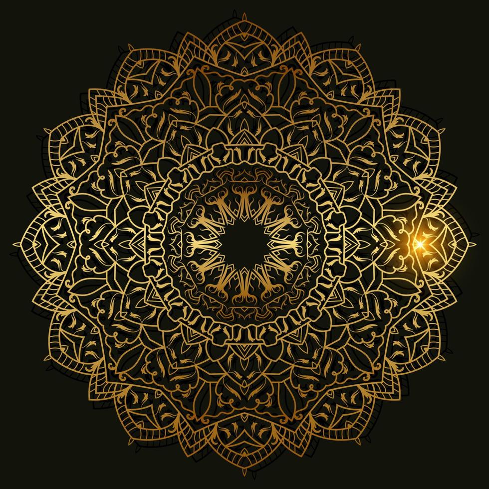 mandala sieraad of bloem achtergrondontwerp. vector