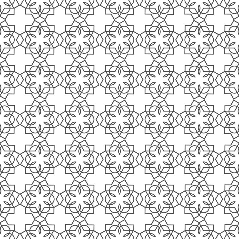 monochroom geometrisch delicaat naadloos patroon vector