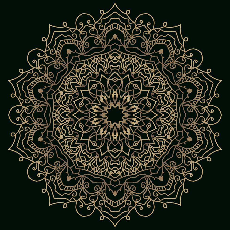 mandala sieraad of bloem achtergrondontwerp. vector