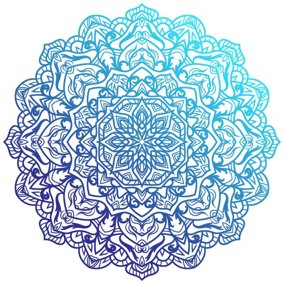 mandala sieraad of bloem achtergrondontwerp. vector