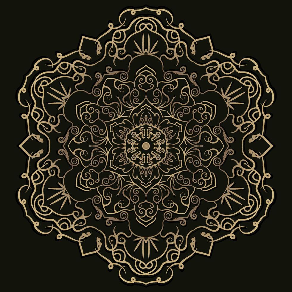 mandala sieraad of bloem achtergrondontwerp. vector