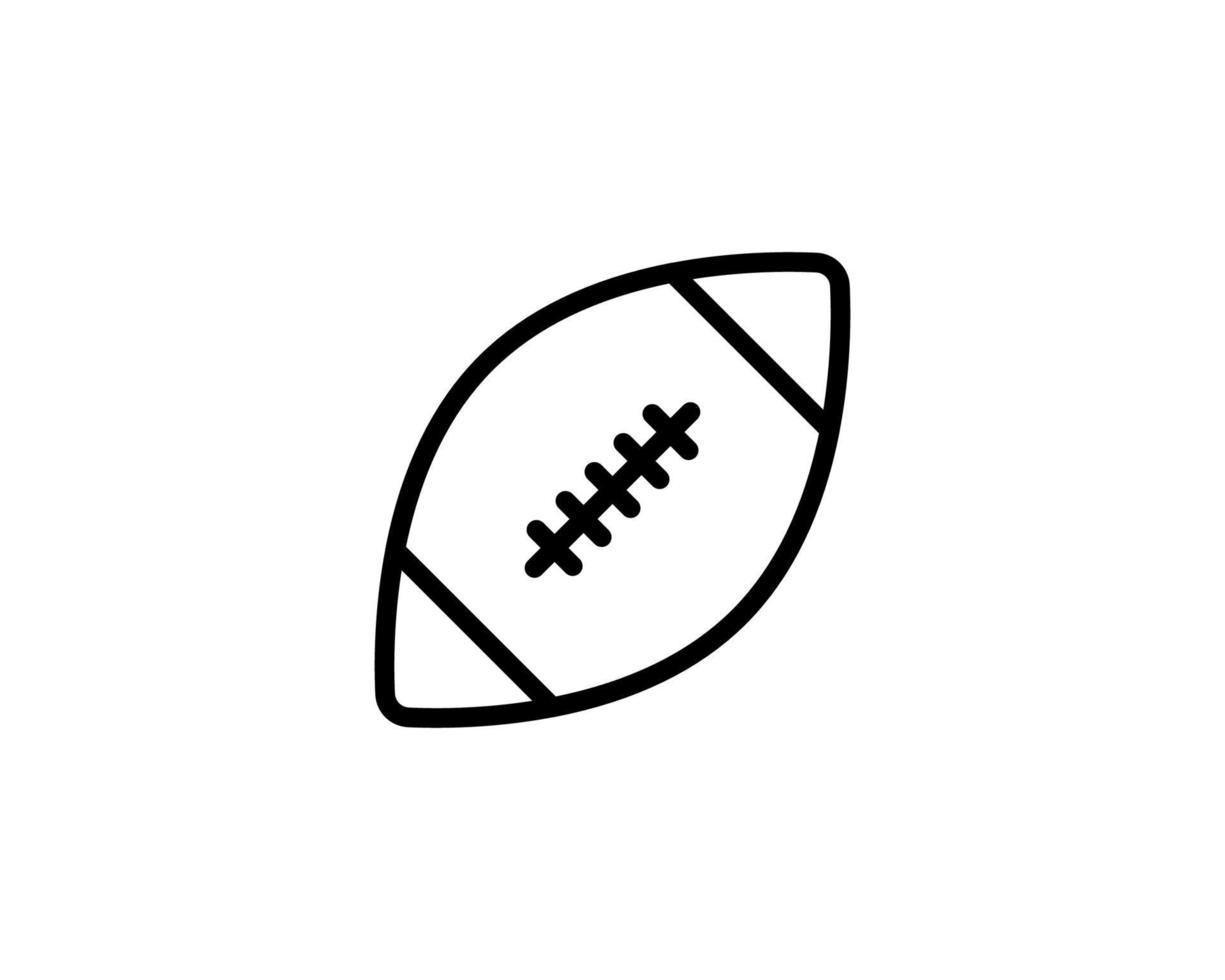 Amerikaans voetbal vector pictogram, sport bal symbool. moderne, eenvoudige platte vectorillustratie voor website of mobiele app