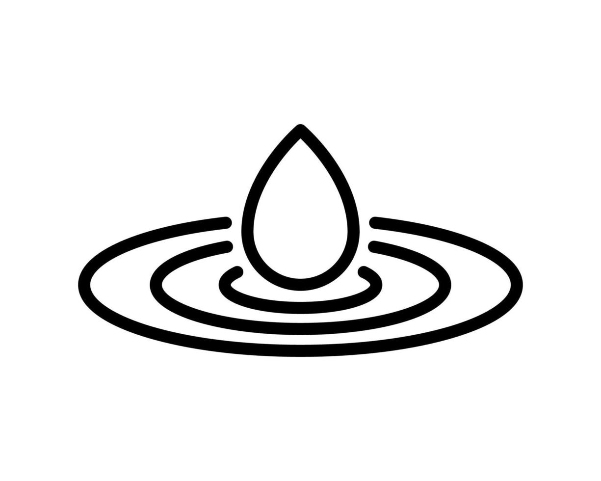 waterdruppel icoon. geïsoleerde splash en waterdruppel pictogram lijnstijl. premium kwaliteit vector symbool tekening concept voor uw logo web mobiele app ui ontwerp