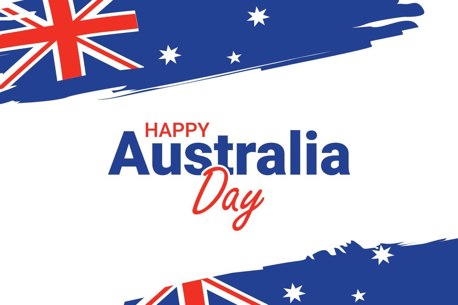 vectorafbeelding van australië dag vector