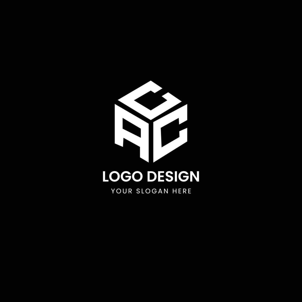 creatief acc logo-ontwerp vector