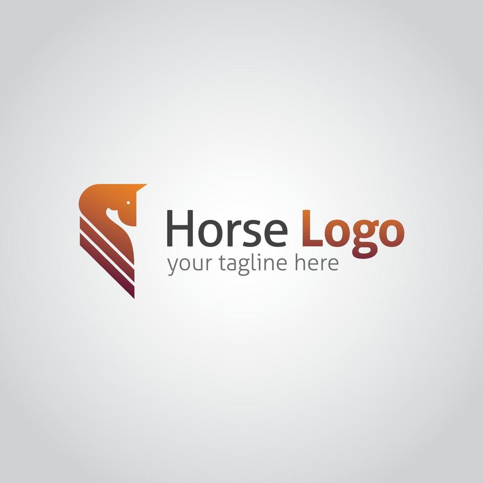 paard logo ontwerpsjabloon. vector illustratie