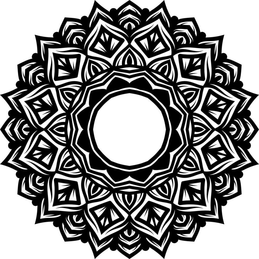 mandala ronde ornament decoratie vector