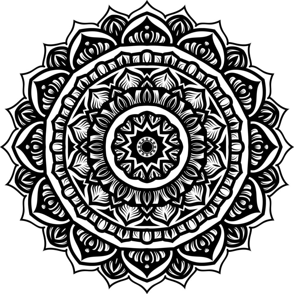 mandala ronde ornament decoratie vector