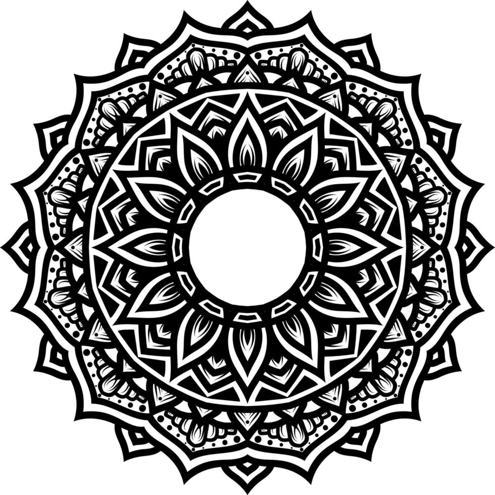 mandala ronde ornament decoratie vector