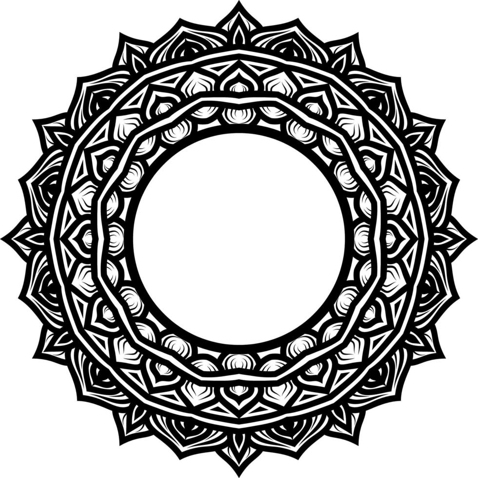 mandala ronde ornament decoratie vector