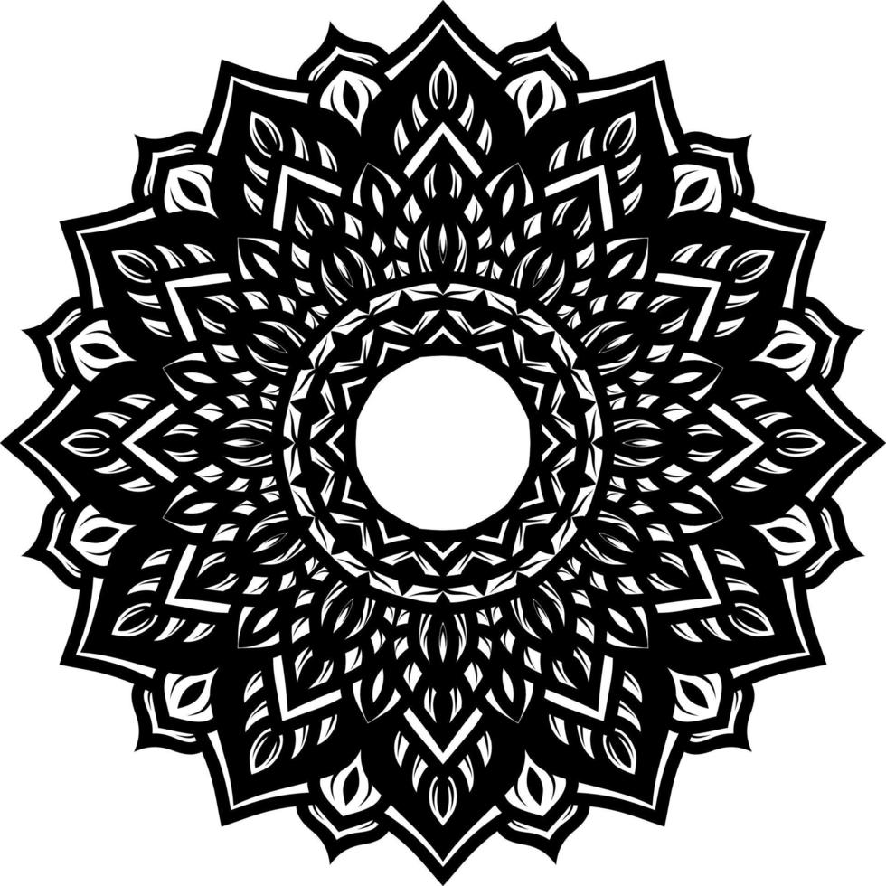 mandala ronde ornament decoratie vector