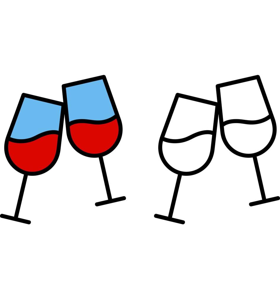 drinkglas pictogram geïsoleerd op een witte achtergrond uit restaurant collectie. drinkglas icoon trendy en modern drinkglas symbool voor logo, web, app, ui. drinkglas pictogram eenvoudig teken. vector